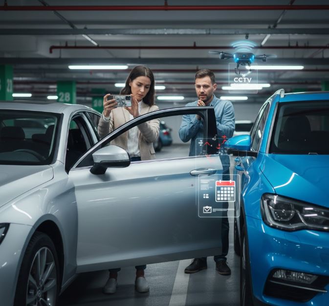 주차장 문콕 사고 발생 시 대처법과 보상 절차 이미지