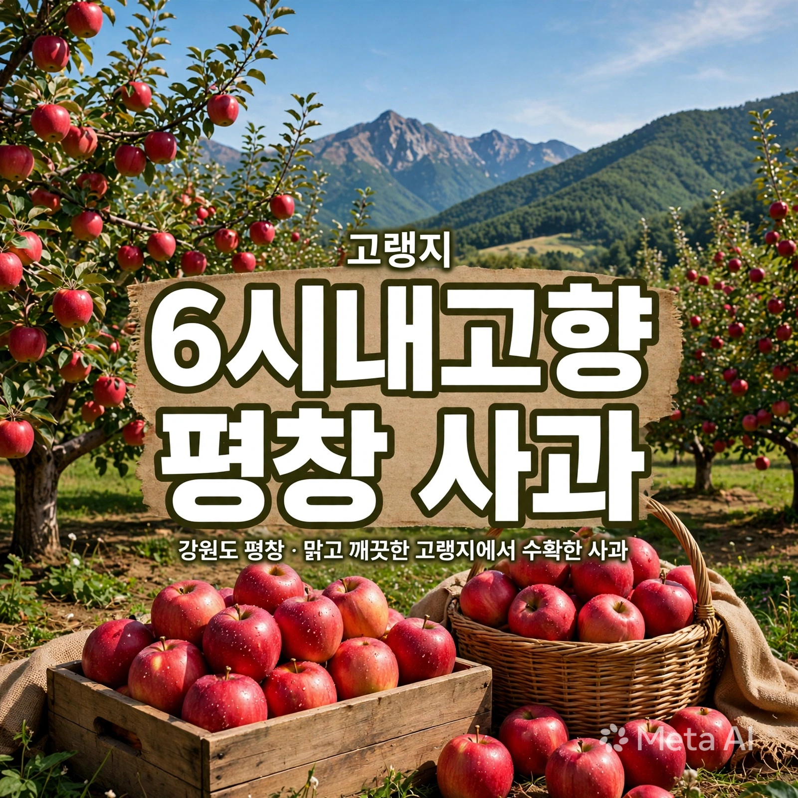 6시내고향 평창 사과