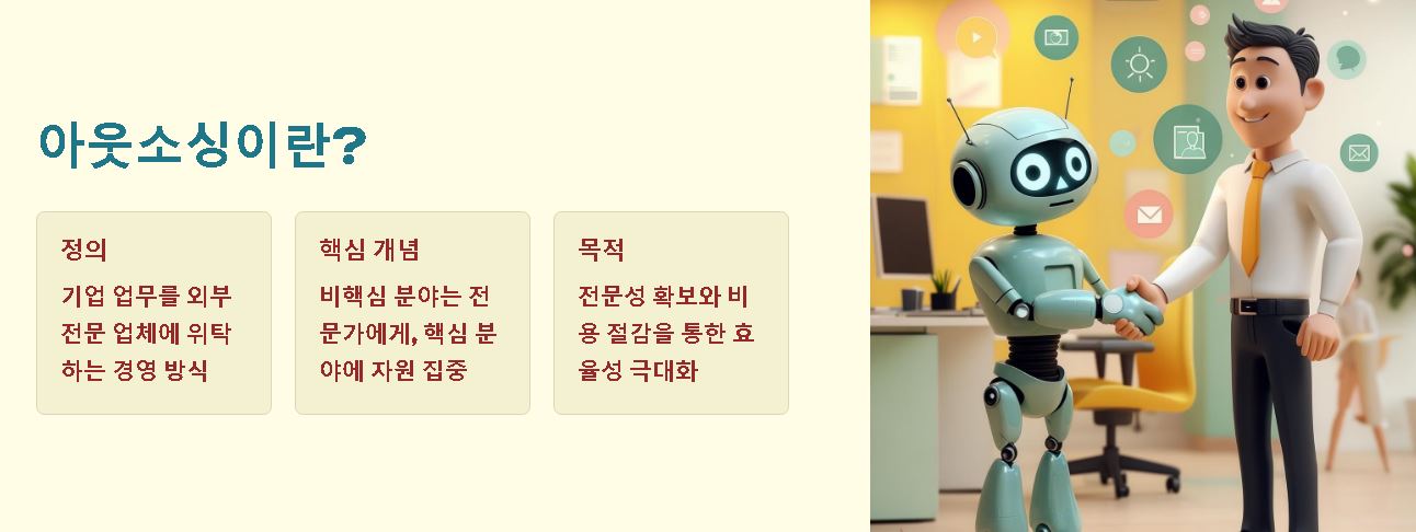 아웃소싱 이란 뜻