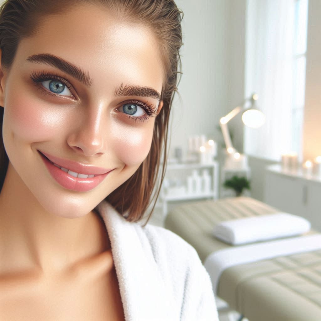 피부,체형관리 샵 배경