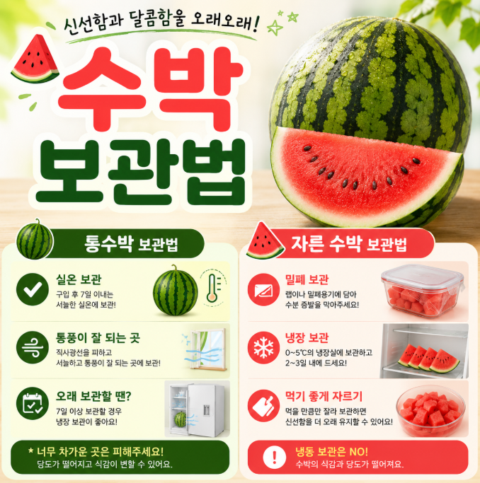 수박 보관법
