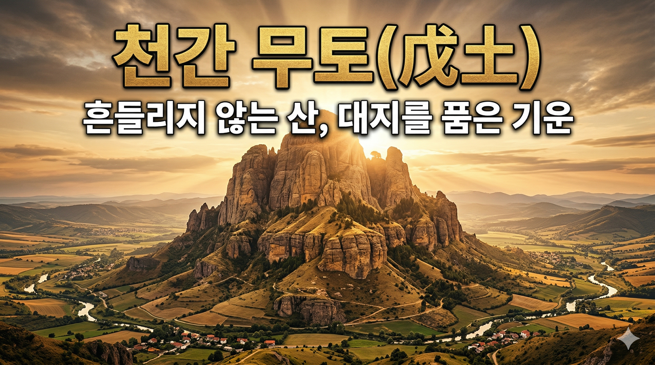 천간무토에 대해 이해를 합니다.