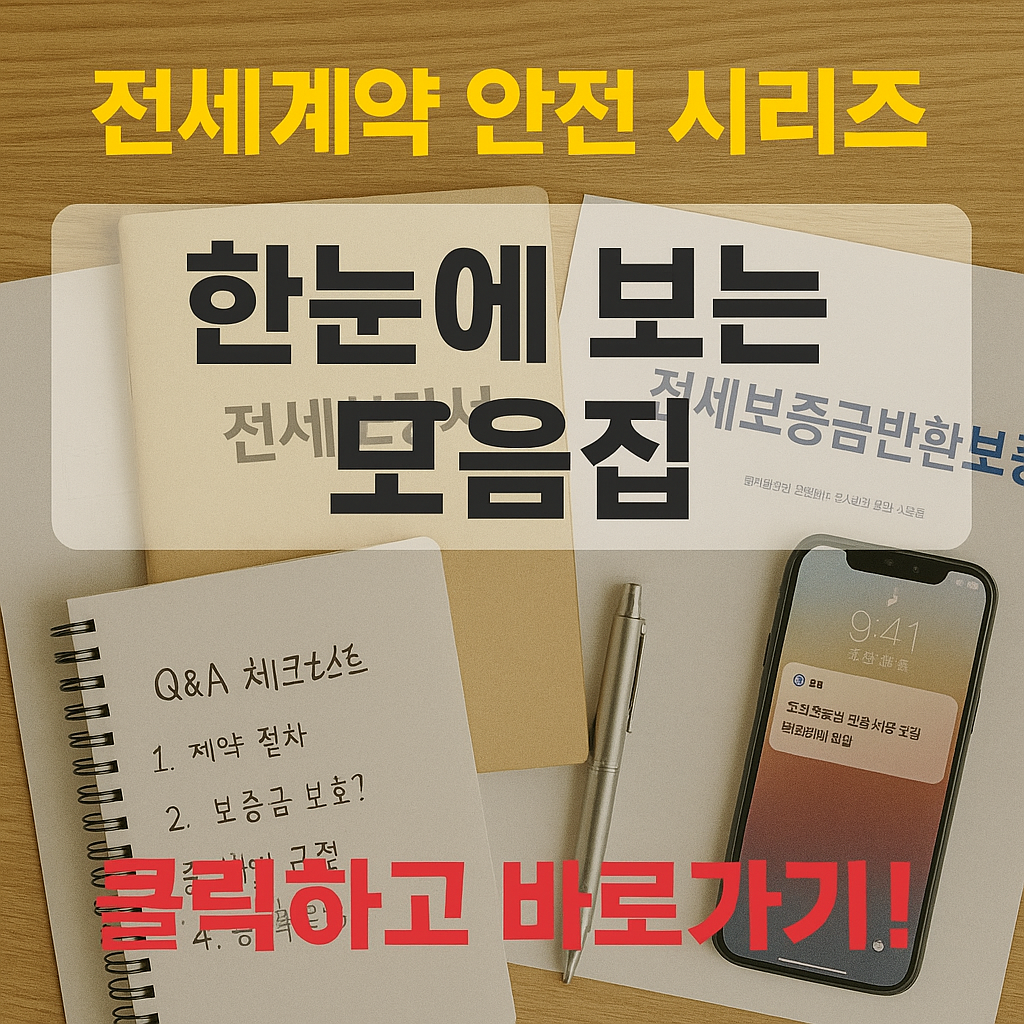 전세계약 안전 시리즈 모음집