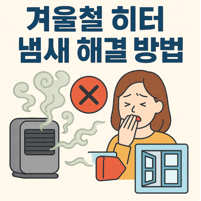 겨울철 히터 냄새 해결방법