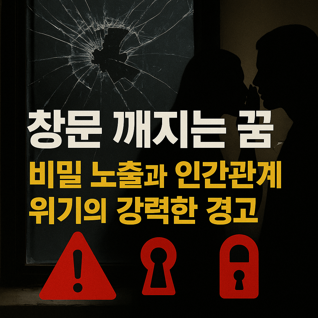 창문 깨지는 꿈 썸네일