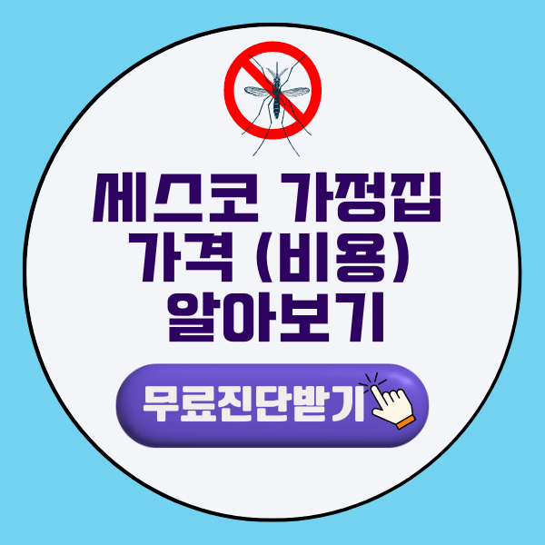 세스코 가정집 가격 (비용)알아보기