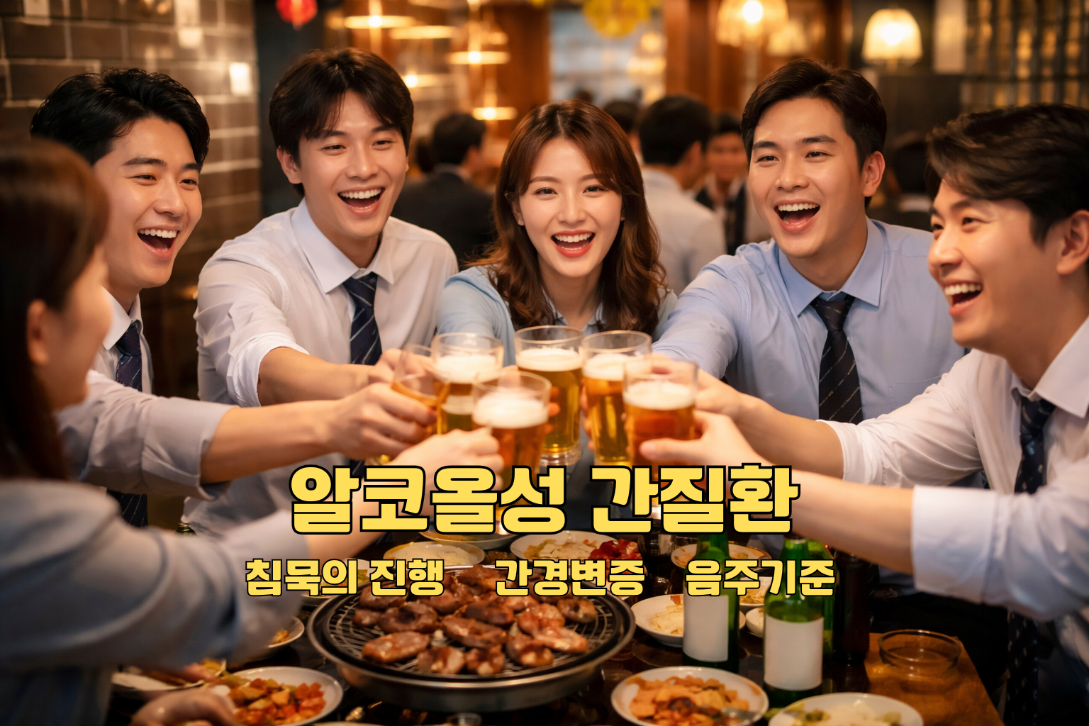 알코올성 간질환(침묵의 진행, 간경변증, 음주 기준)