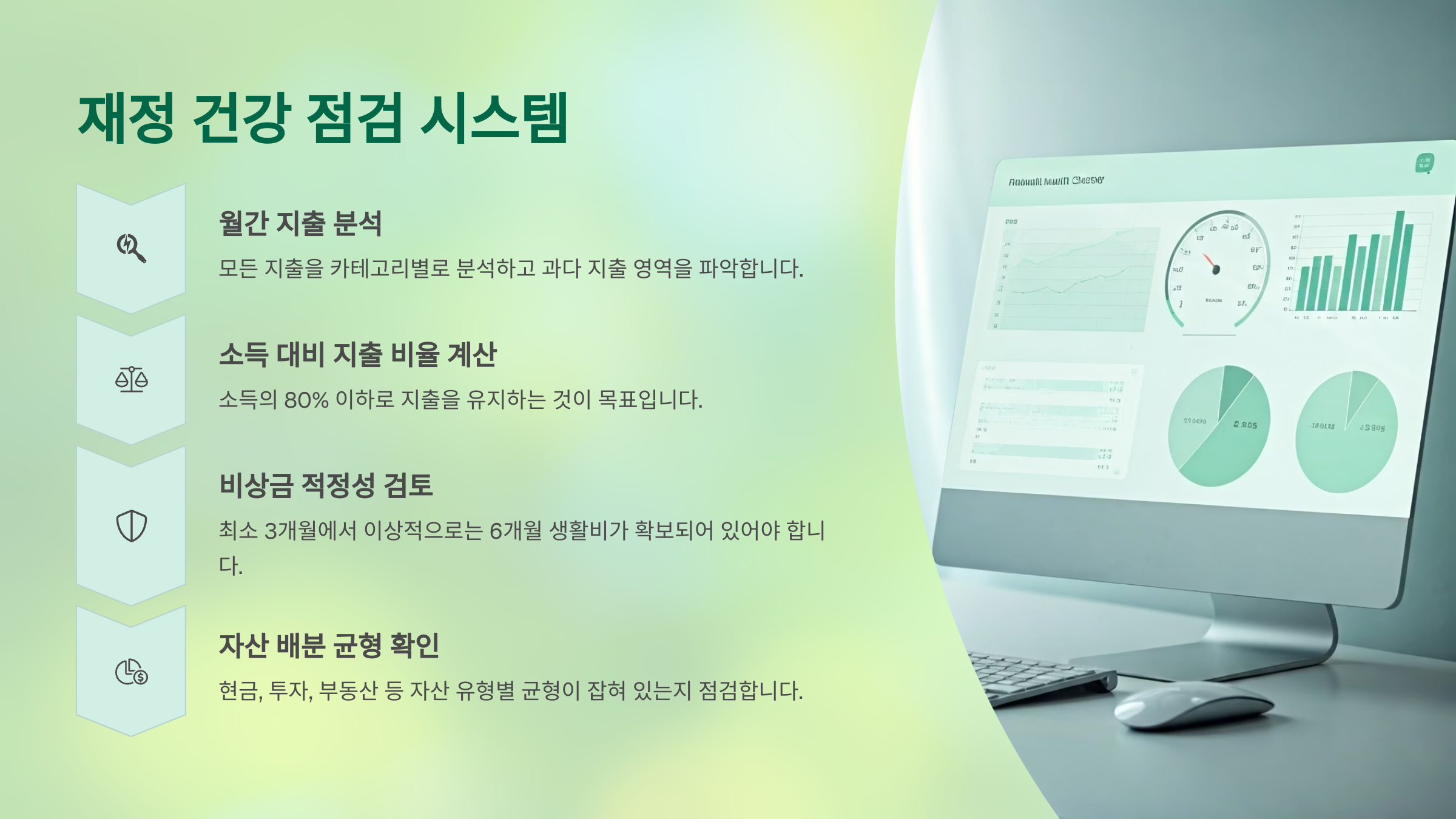 재정 건강 점검 시스템