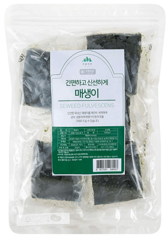 산골어부 간편한 매생이 (냉동) 500g(5개입)