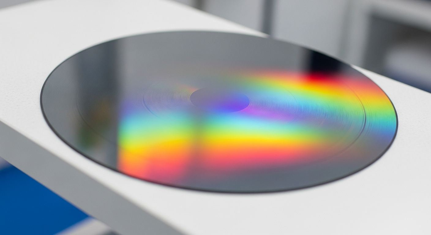 반도체 회로가 새겨진 얇은 실리콘 웨이퍼의 역사