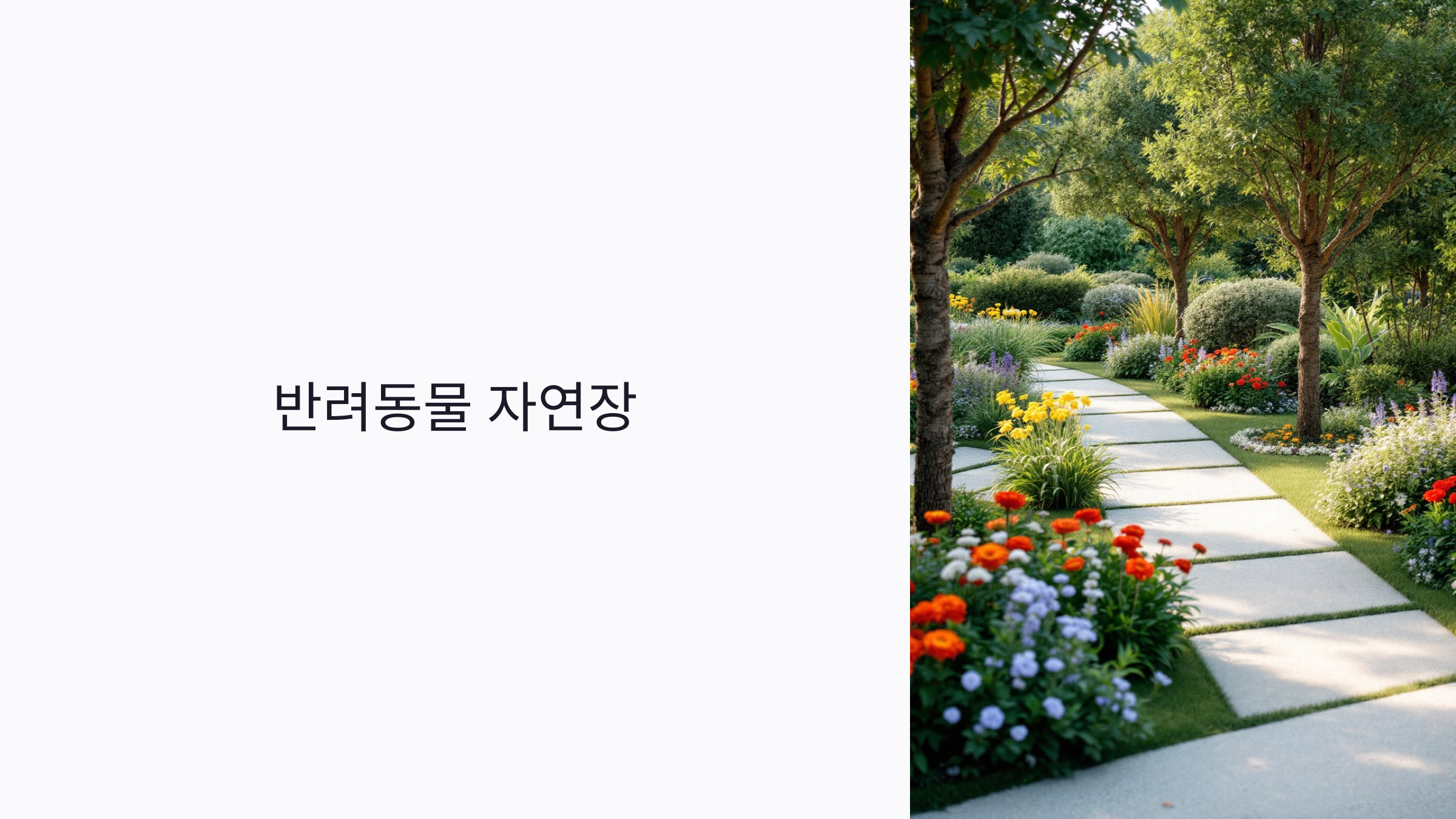 2025년 반려동물 자연장 : 수목장부터 법적 기준까지