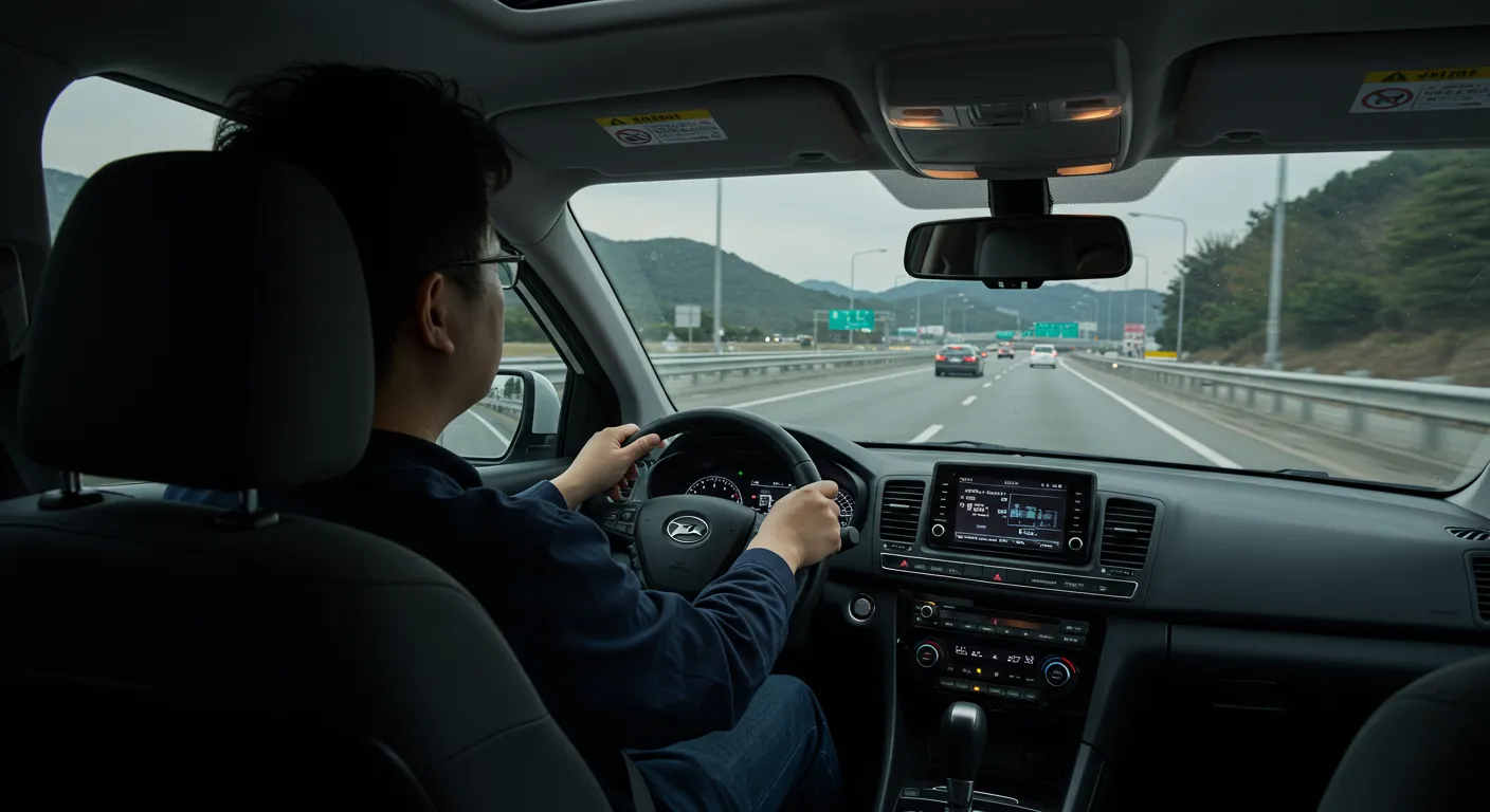 안전 확인 및 속도 맞추기