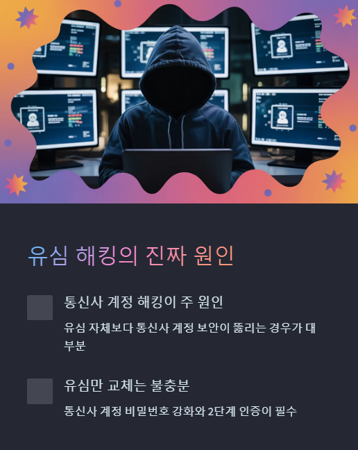 유심 해킹의 진짜 원인