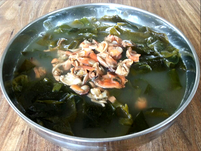 고성 자연산 섭 성게마을 성게미역국