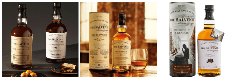 발베니 14년, 21년, 12년, 클래식 사진