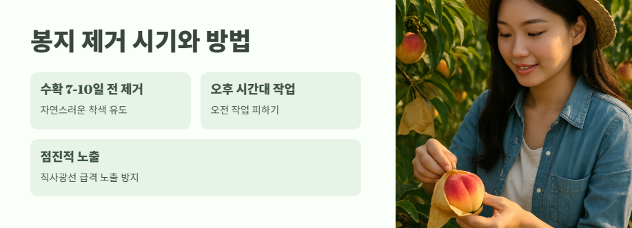 복숭아 봉지 씌우는 시기 및 꿀팁 10