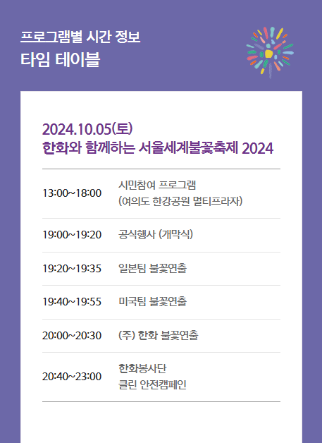 2024 여의도 불꽃축제