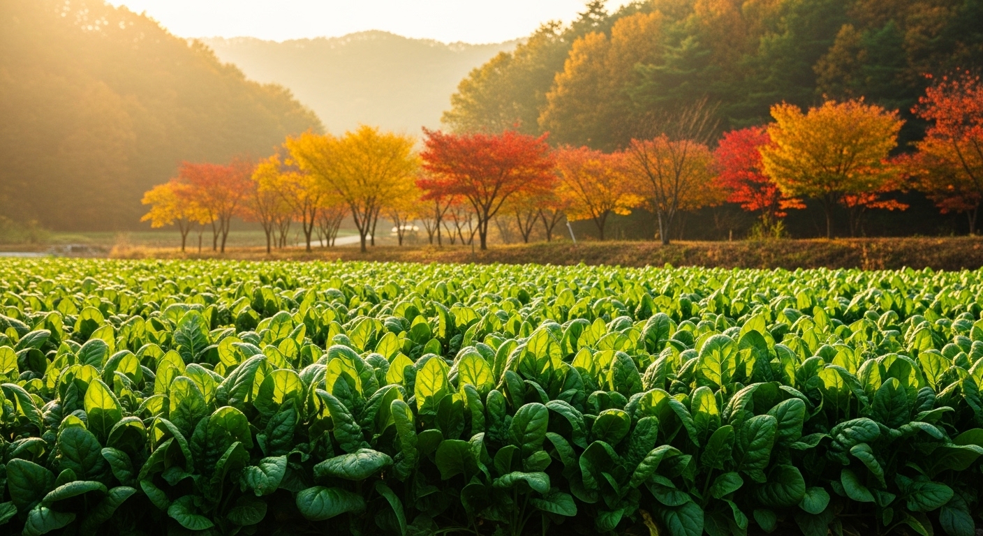 10월 제철음식 시금치