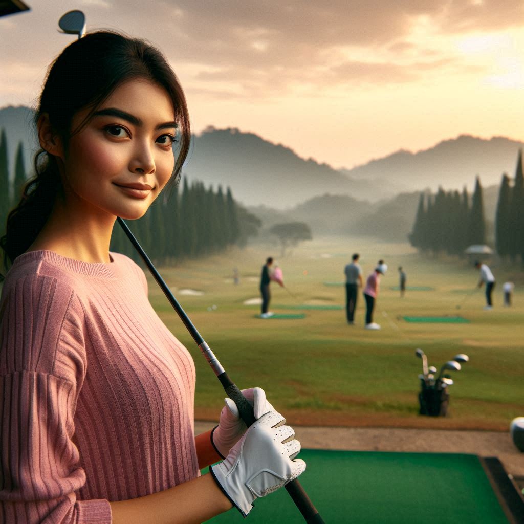 실외골프연습장 배경