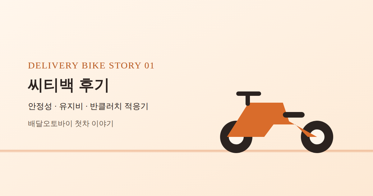 시티백 후기
