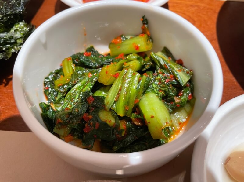 잠실 솥밥 맛집 도꼭지 송파 소피텔 - 설익은 갓김치