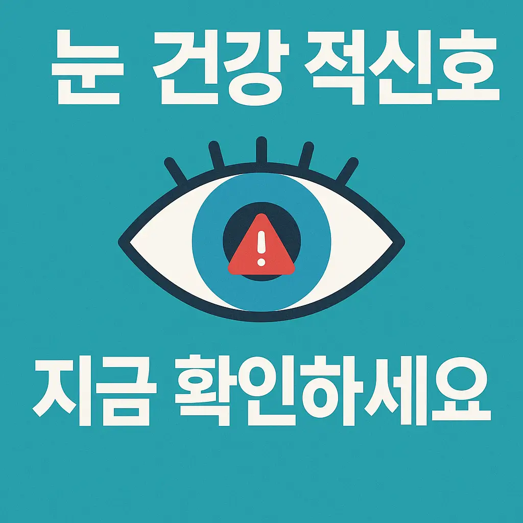 눈이 침침해지는 이유