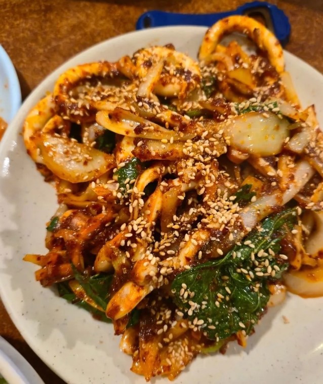 할머니 포장마차 멸치국수 메뉴