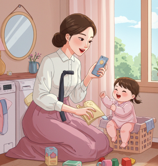 장난감 없이도 가능한 언어 놀이