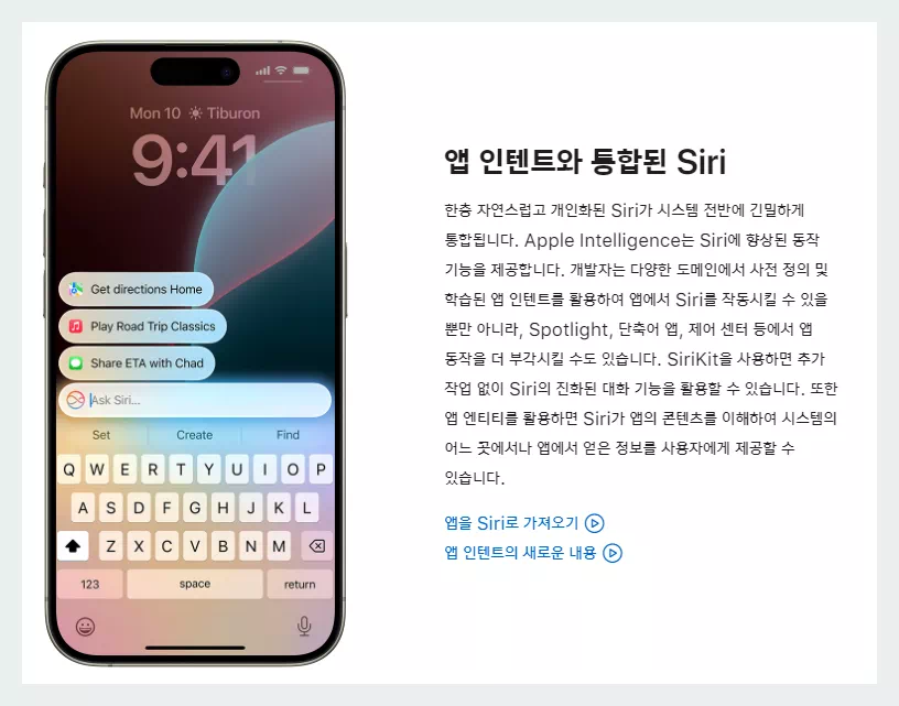 애플 디벨로퍼 siri