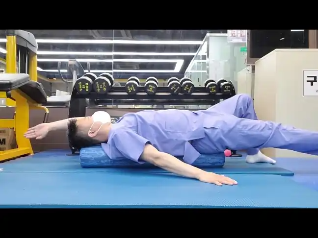 폼롤러 데드버그