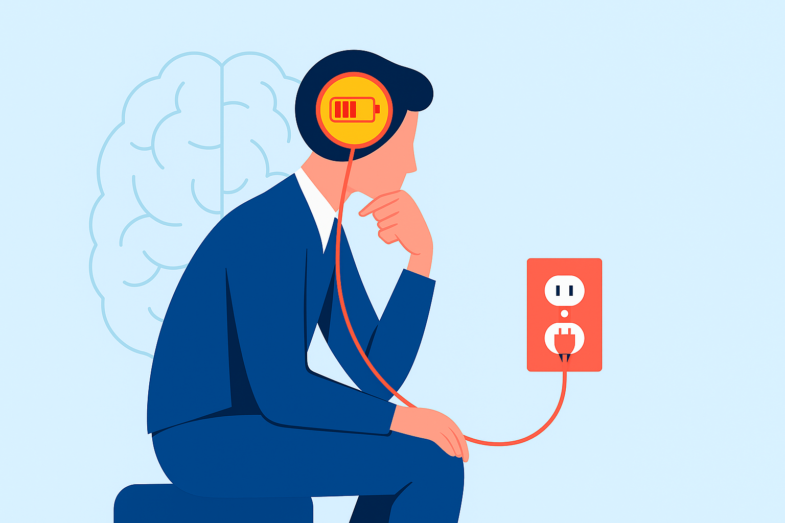 뇌의 에너지 소비 연관 이미지