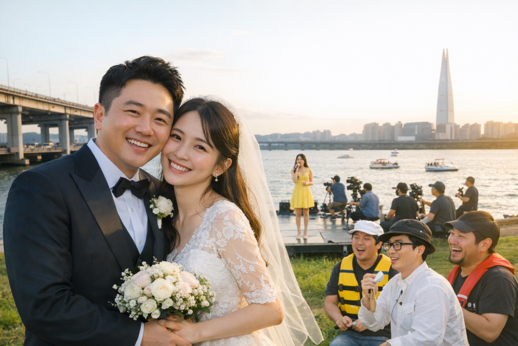 개그맨 남창희의 신부 윤영경, 무한도전에 나왔던 한강 아이유였다?