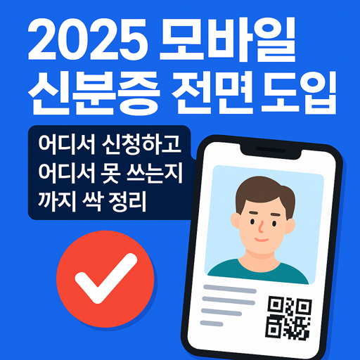 2025 모바일 신분증 전면 도입