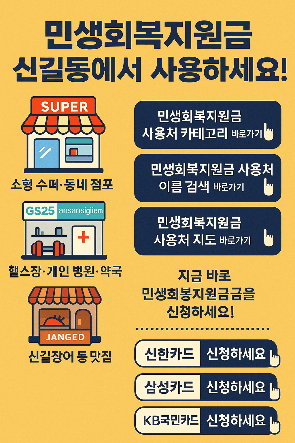 1~2차 민생회복지원금 안산시 단원구 신길동 사용처 바로가기