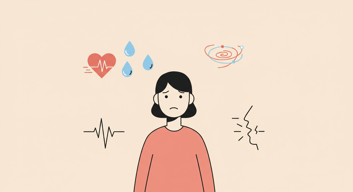 공황장애 초기증상 분석 (불안, 호흡곤란, 발작)