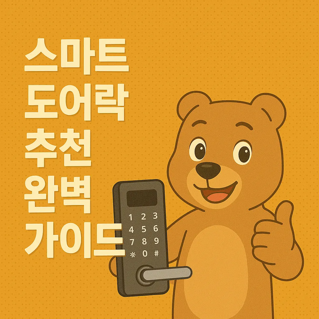 스마트 도어락 추천 완벽 가이드