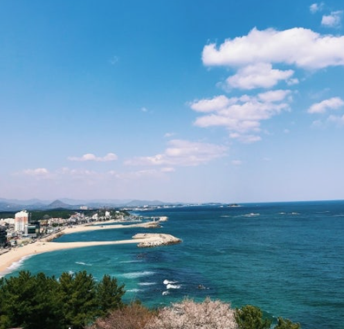 강원도 속초바닷가