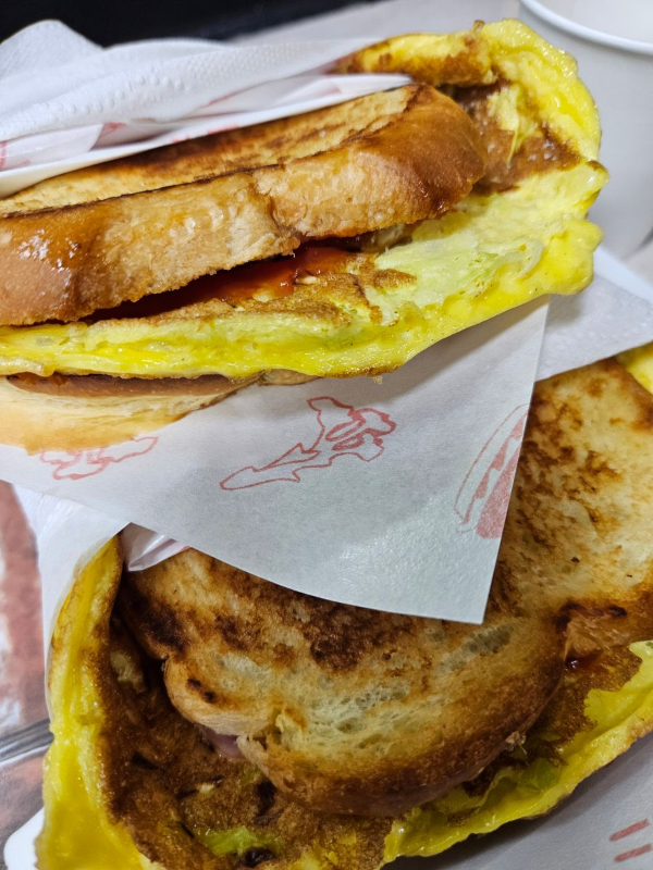 송도토스트국수 햄치즈