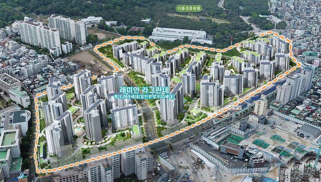 래미안-라그란데-조감도