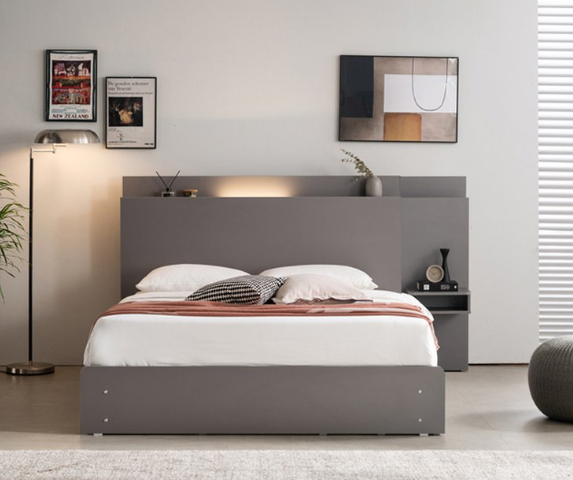 침대 사이드 조명 관련 사진