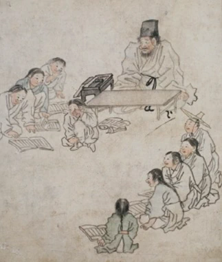 김홍도 서당도
