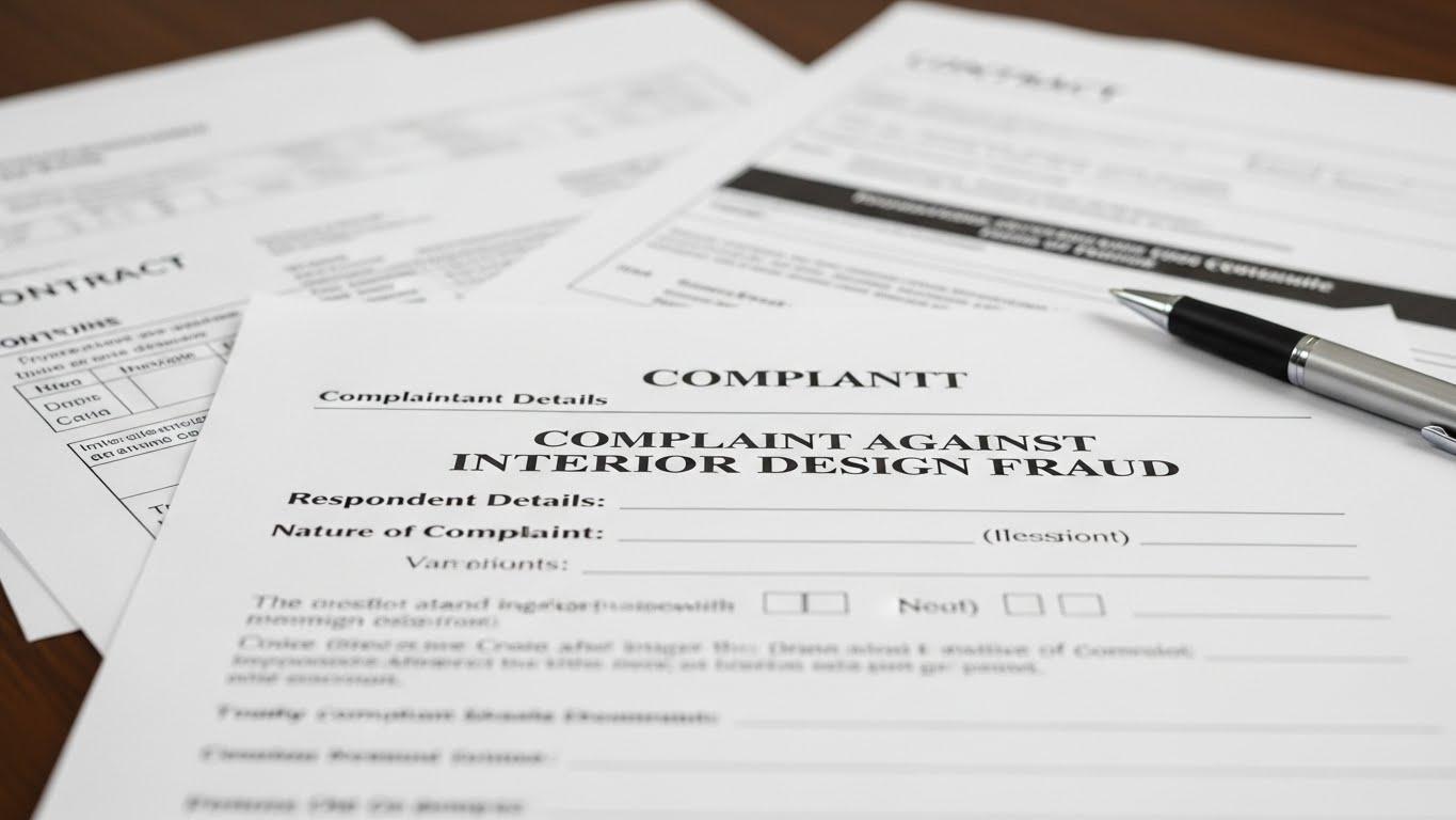 인테리어 사기 고소