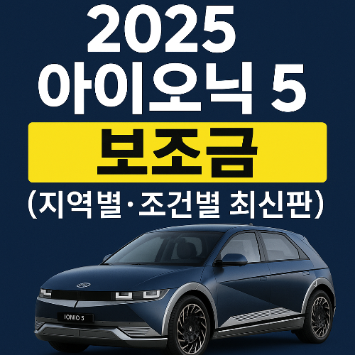 아이오닉 5 보조금 2025