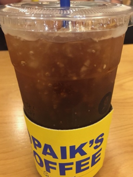 빽다방 메뉴와 가격