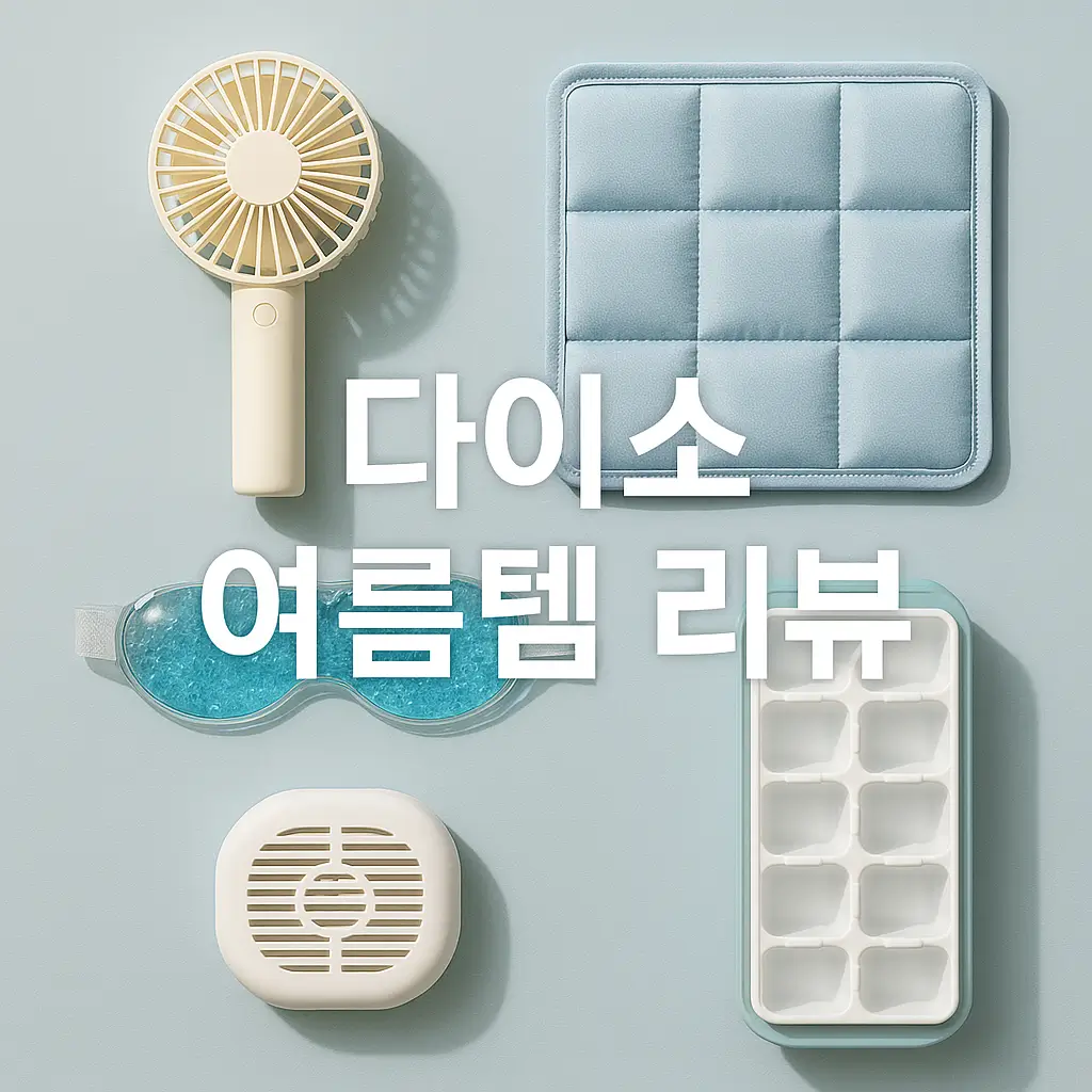 다이소 여름템 리뷰