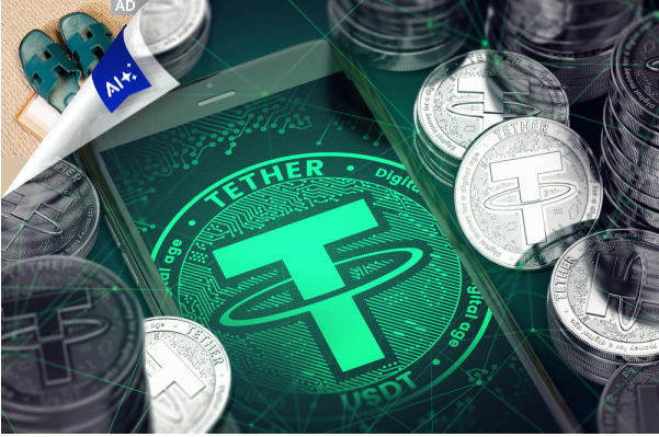 테더코인 사진