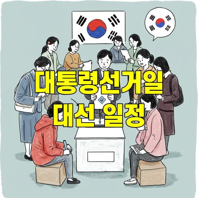 대통령 선거일 대선 일정