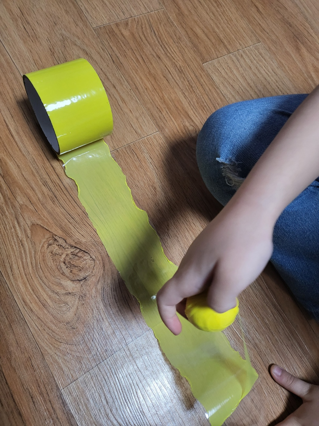 테이프 볼 만들기(테이프 공)