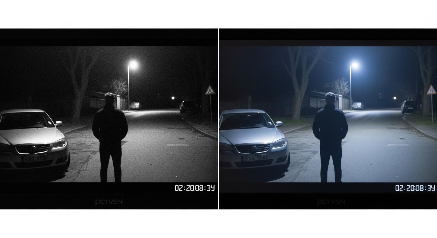 야간 확인 cctv 비교 포인트