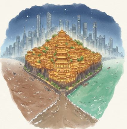 충칭 여행 (지형과 교통, 홍야동 야경, 훠궈 맛집)